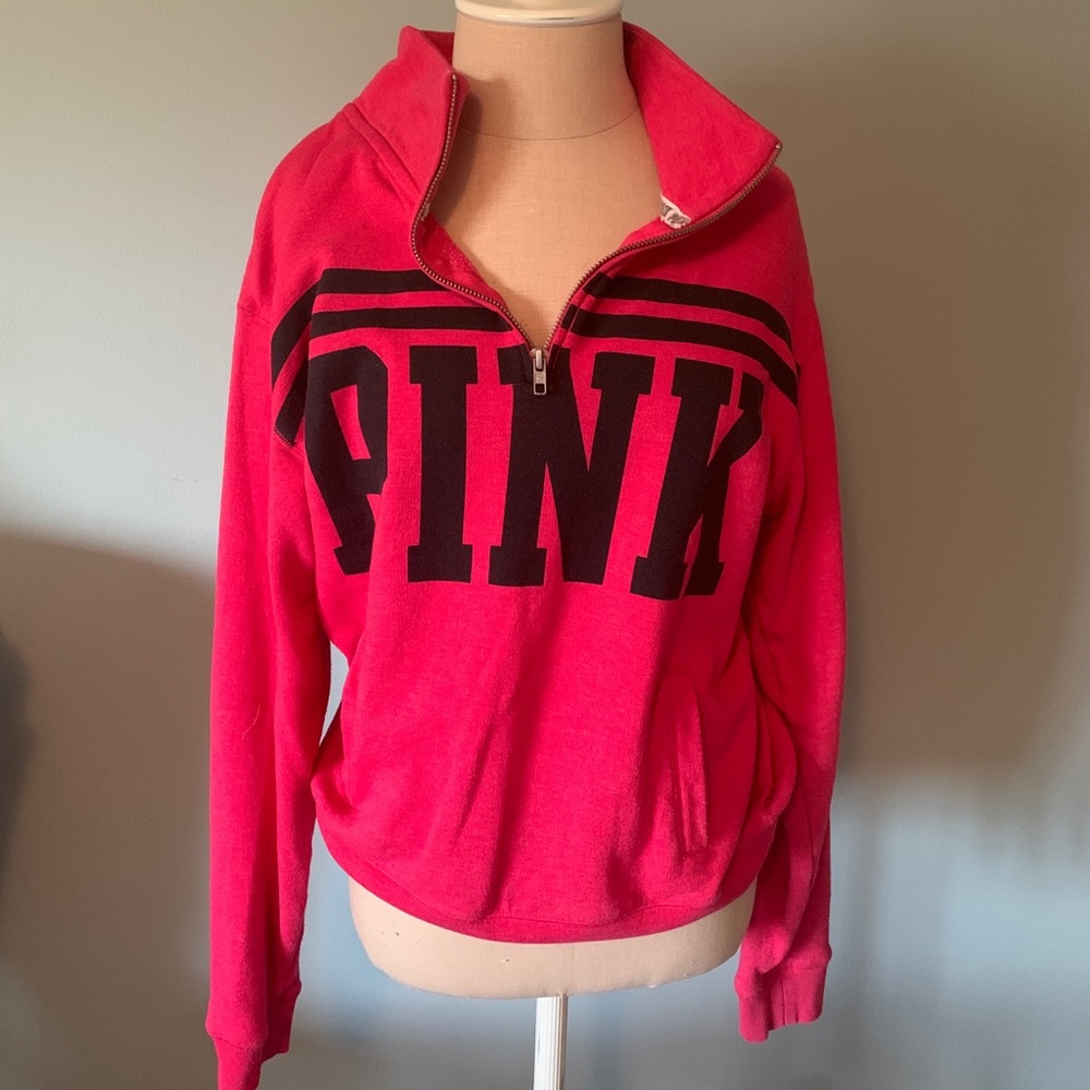 PINK Quarter Zip Sweatshirt